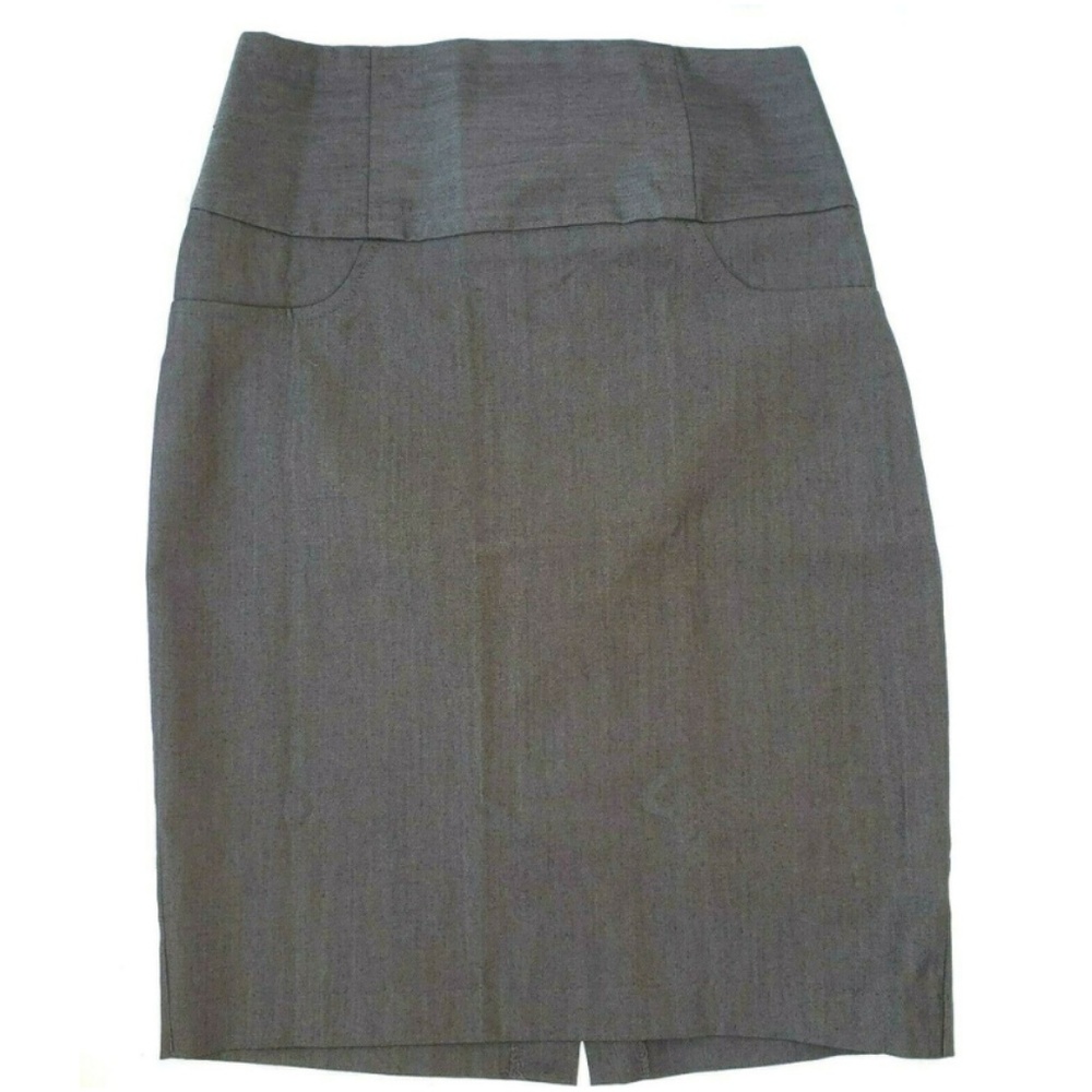 IZ Byer California Womens Skirt Size Junior 7 Gray